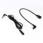 4 pcs. 90 degree angle GPS antenna- and power cables adapters/extensions for Street Guardian SG9665GC